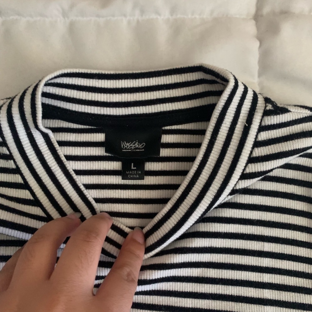 Mock neck tunic tank